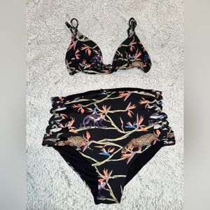 Malai Women’s Medium Monkey Print Bikini Set Swimsuit